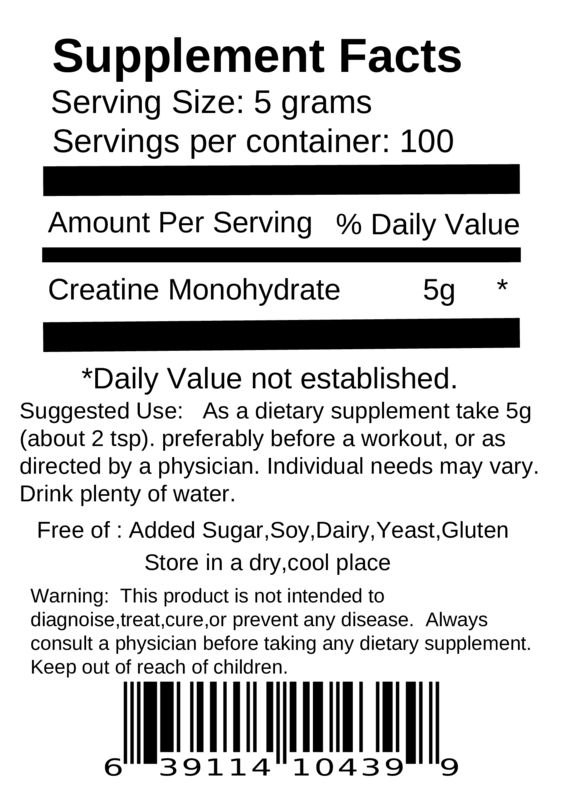 Thumbnail: Creatine Monohydrate