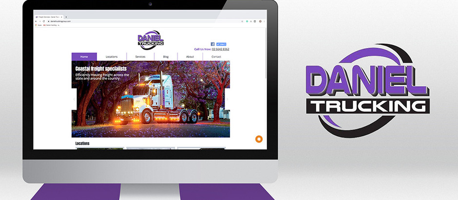 DANIEL TRUCKING - Responsive Website Design