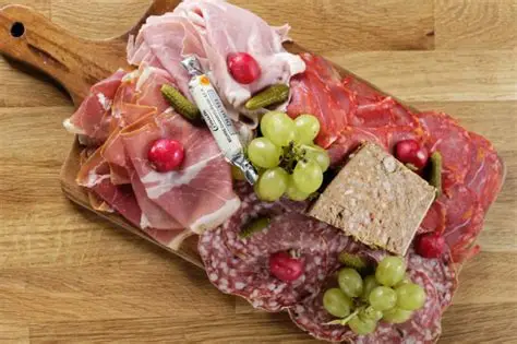 Arranged Food and Objects