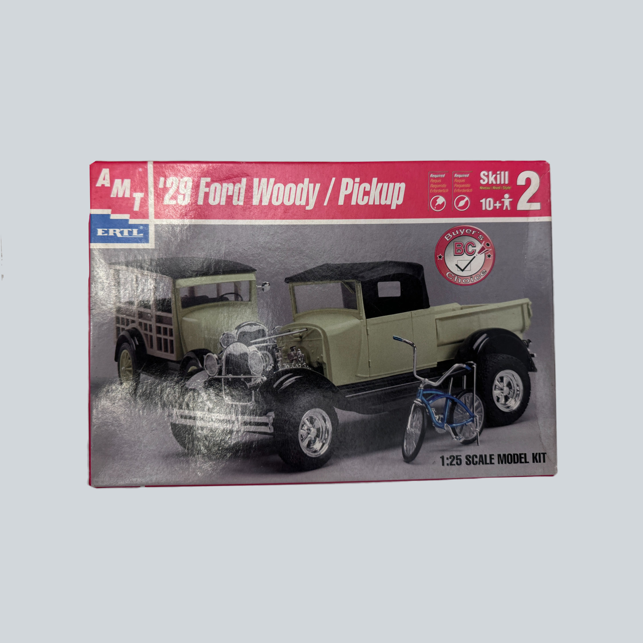 AMT - 1929 Ford Woody / Pickup 1:25 Skill Level Two