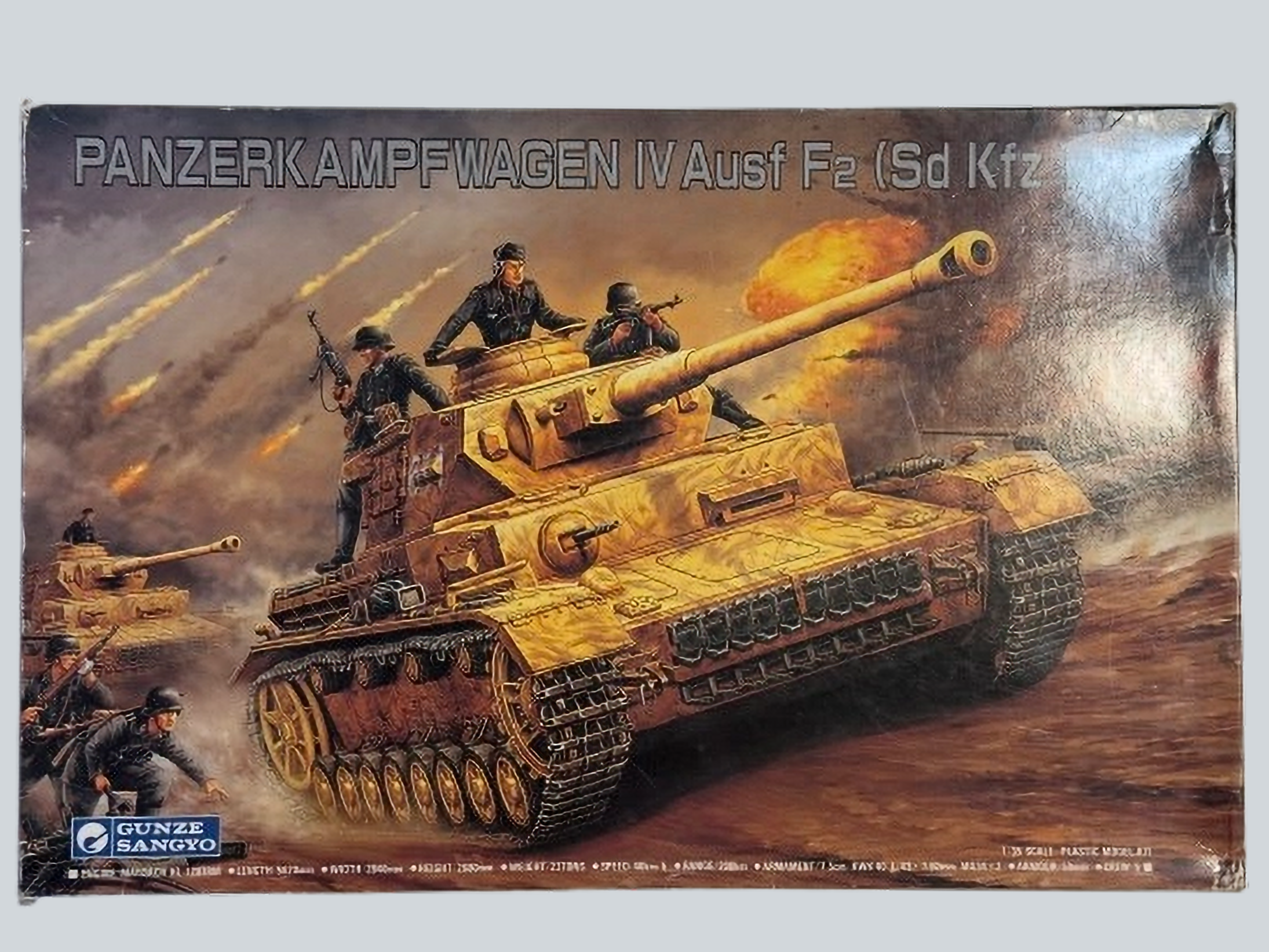 Gunze Sangyo - Panzerkampfwagen IV Ausf F2 1:35