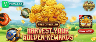 Legend Slot New Game Tree of Wealth Harvest Your Golden Rewards
