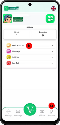 VWorld2 Online Casino Withdrawal Tutorial Bank Account Verification & Withdrawal (Step 1)
