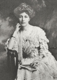 Portrait of a Mildmay Deaconess in Victorian dress.