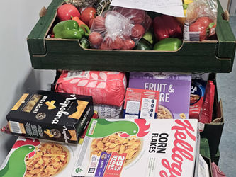 Harvest gifts from West Green Baptist Church