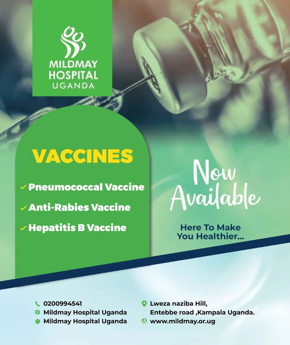 Mildmay Uganda Vaccines Poster