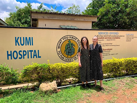 Dr Helen Rochford And Dr Amy Cleese, the trainee GPs who completed the pilot visit in March 2023