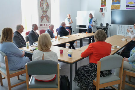 Professor the Lord Darzi of Denham PC KBE, on his first visit to Mildmay