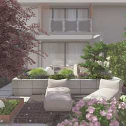 Widok na strefę relaksu