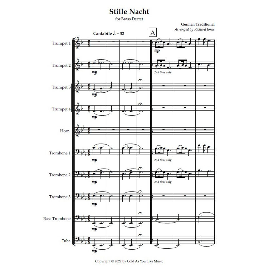 Thumbnail: Christmas Set for Brass Dectet