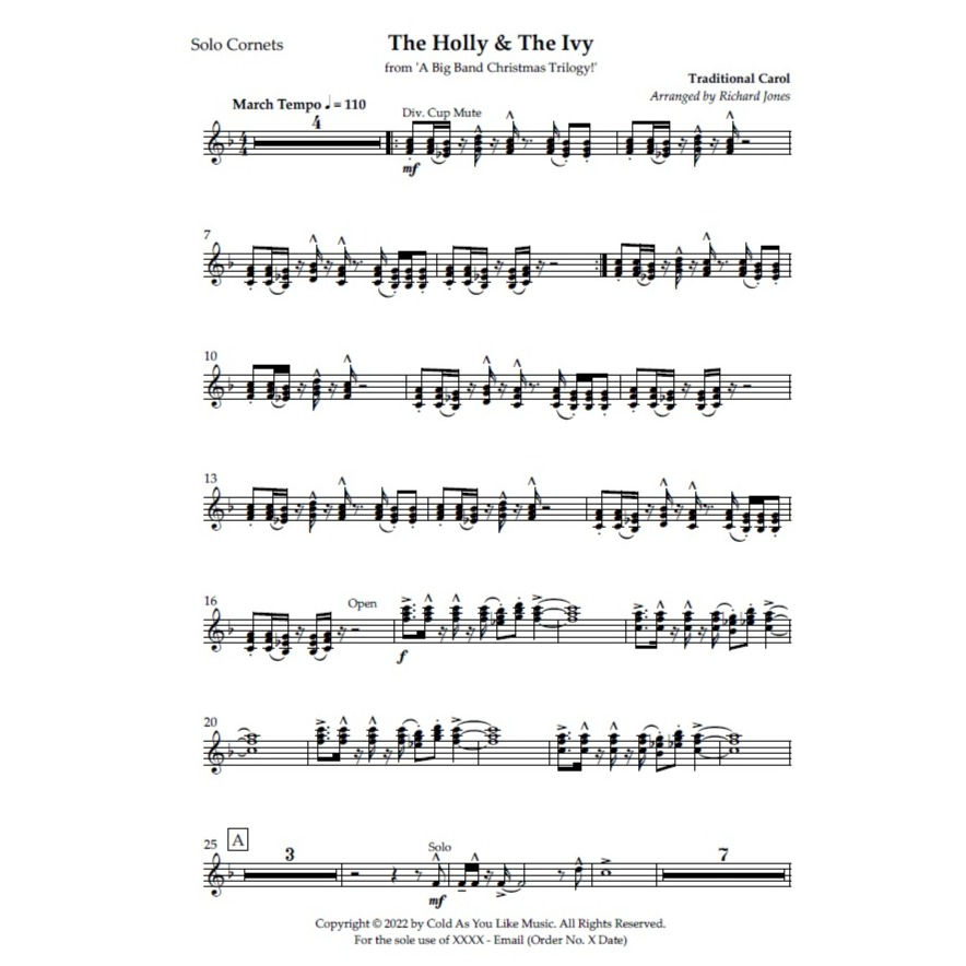 Thumbnail: The Holly & The Ivy for Brass Band