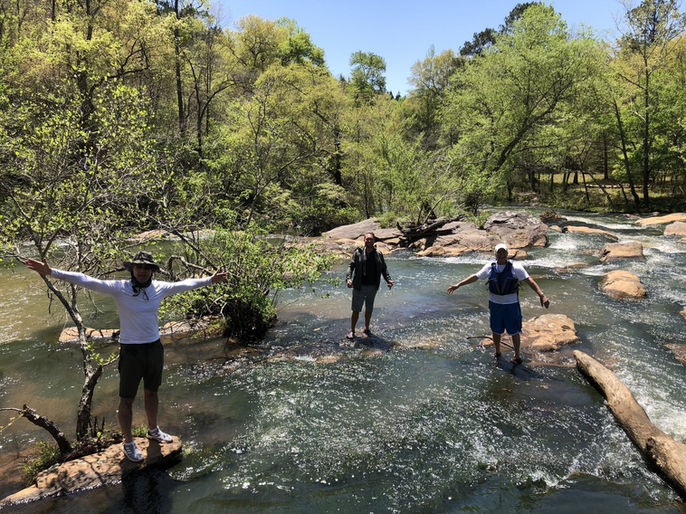 Enjoying Sandy Creek