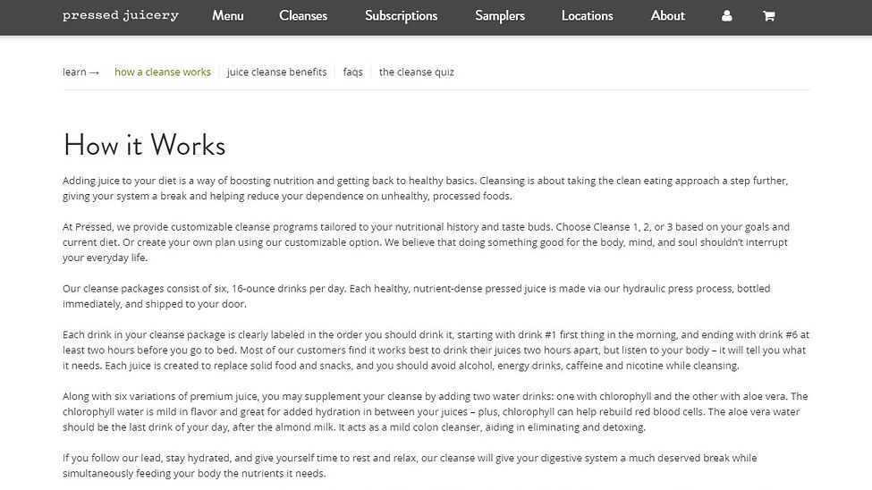 Pressed Juicery - How A Cleanse Works a.