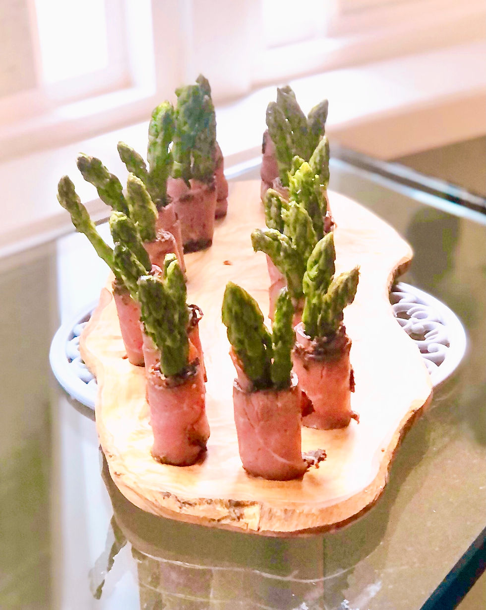 Hors D'oeuvres Pastrami Aspargus Wraps.jpg