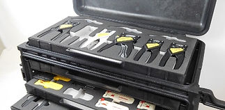 Musterkoffer mit Hartschaumeinlage