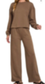 Alessa Ribbed Knit Set