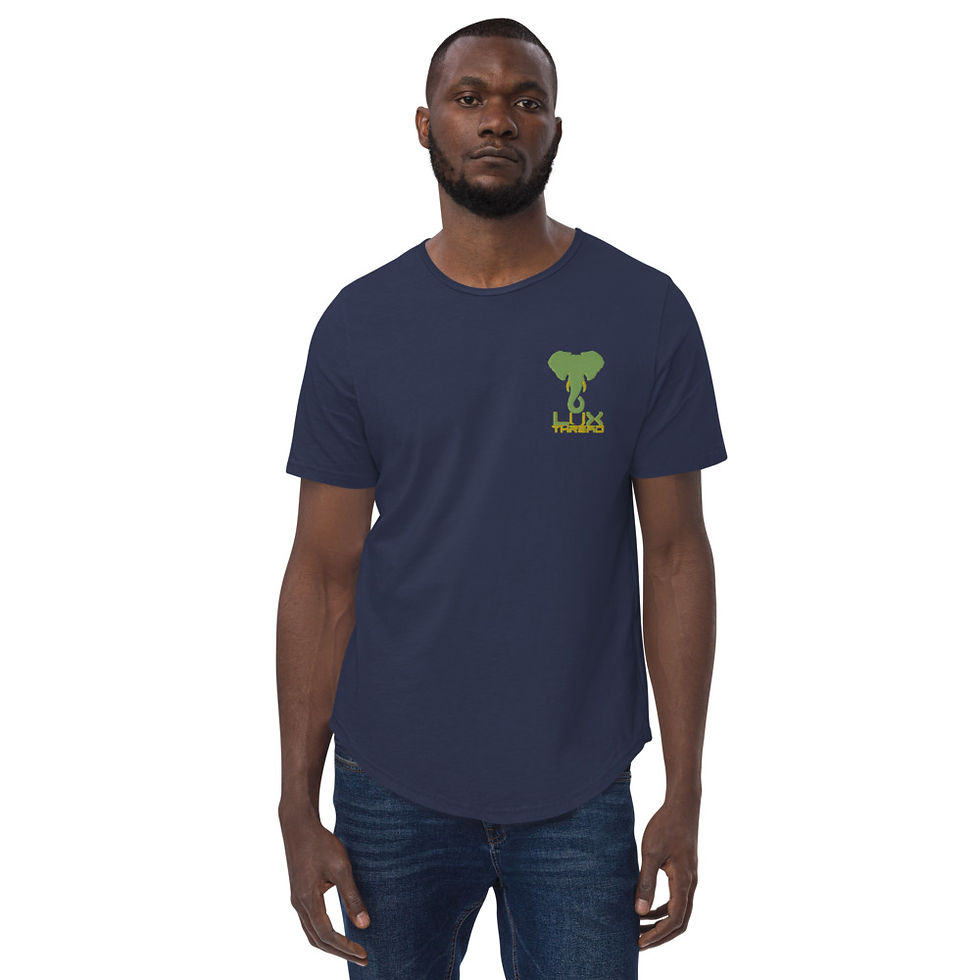 Thumbnail: Lux Logo Curved Hem T-Shirt 