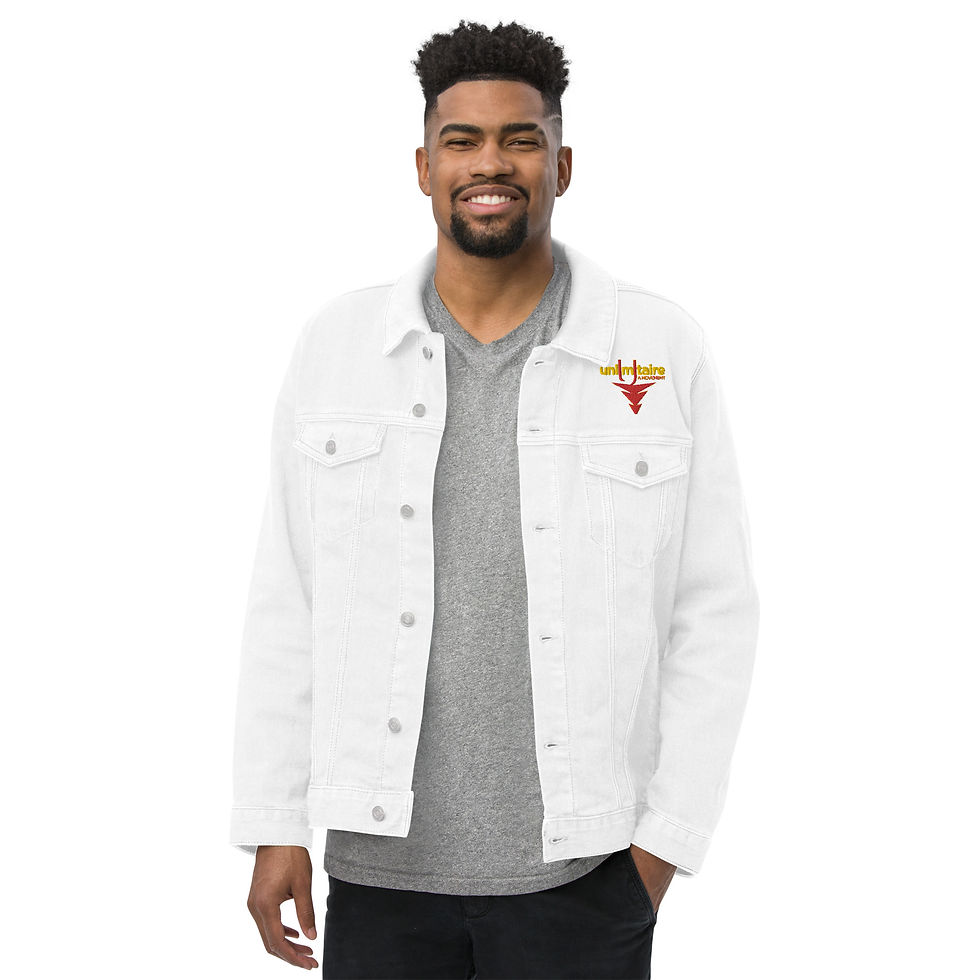 Thumbnail: LUX UNLIMITAIRE HIM/HER denim jacket