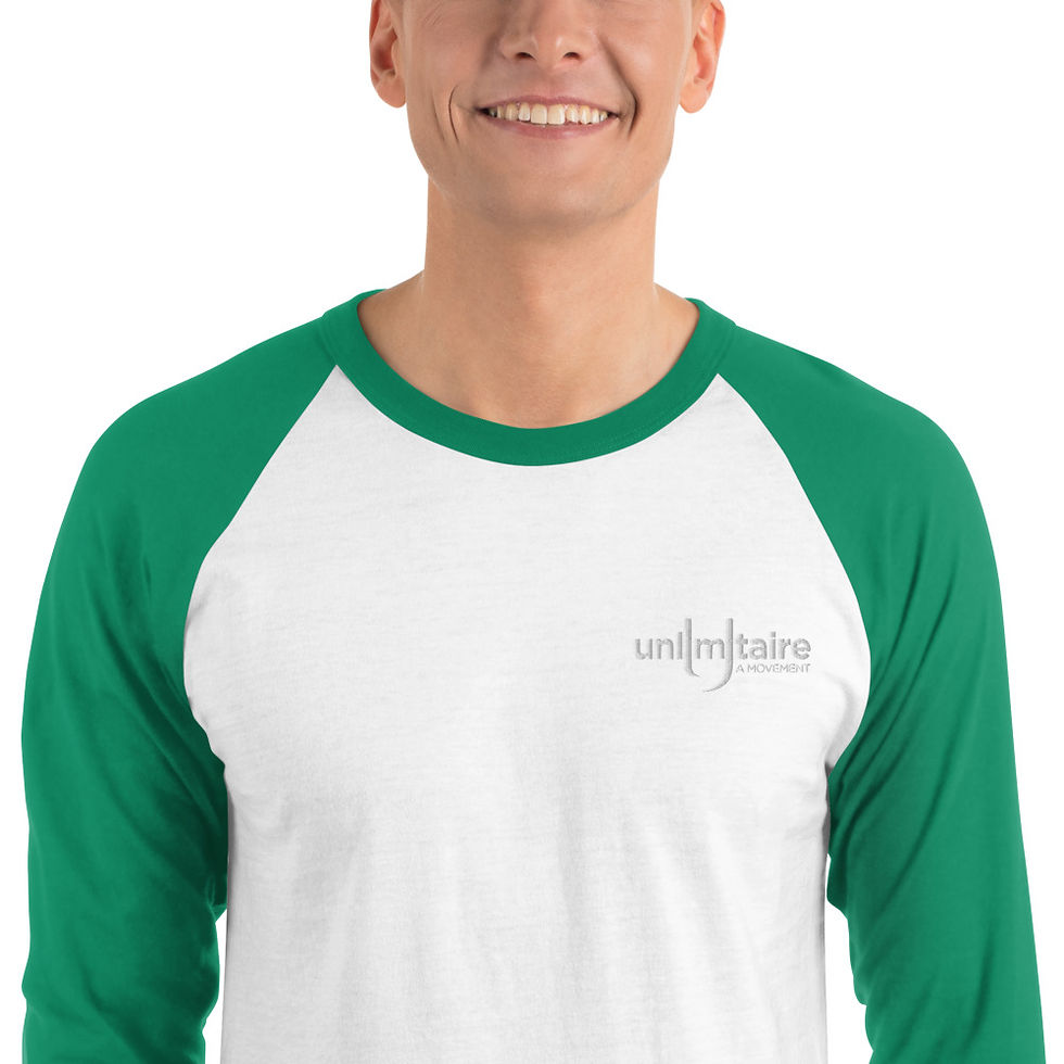 Thumbnail: 3/4 sleeve lil Unlimitaire shirt