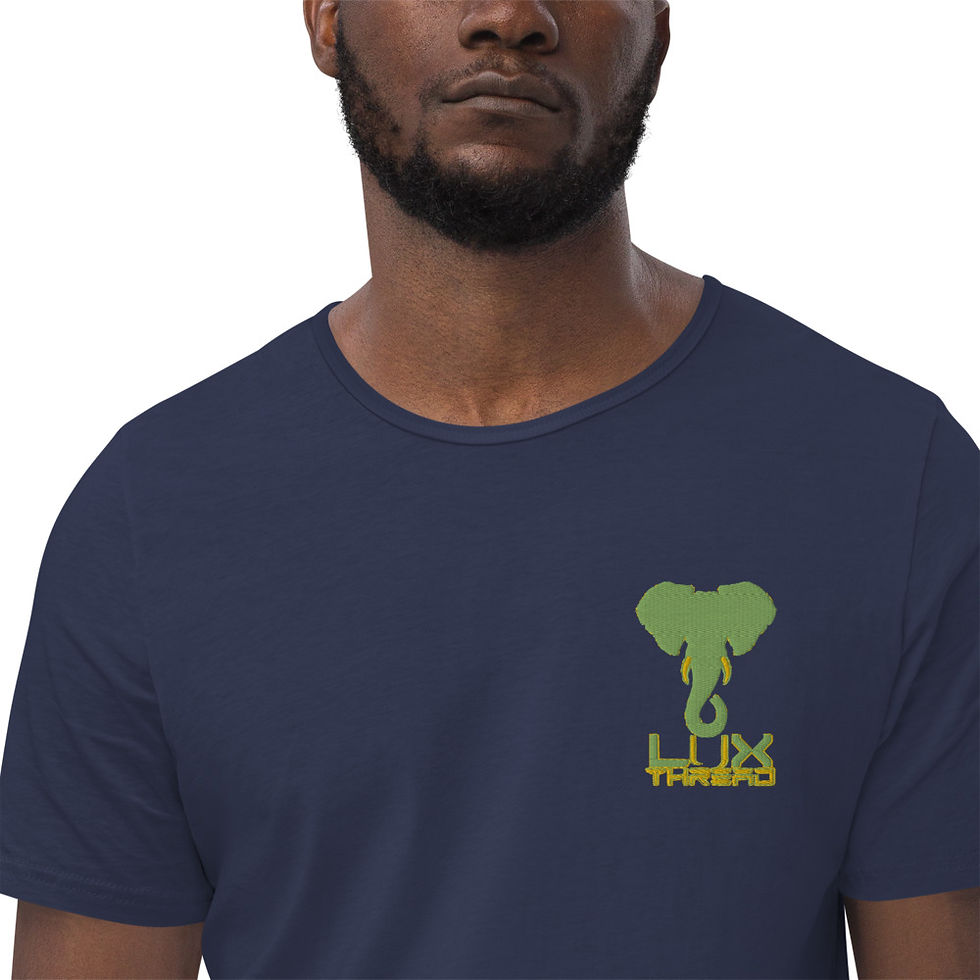 Thumbnail: Lux Logo Curved Hem T-Shirt 