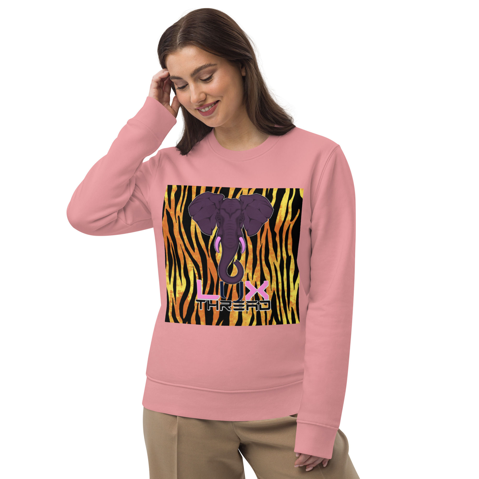 TWO SHADE ELE-FLAME$ HIM/HER eco sweatshirt