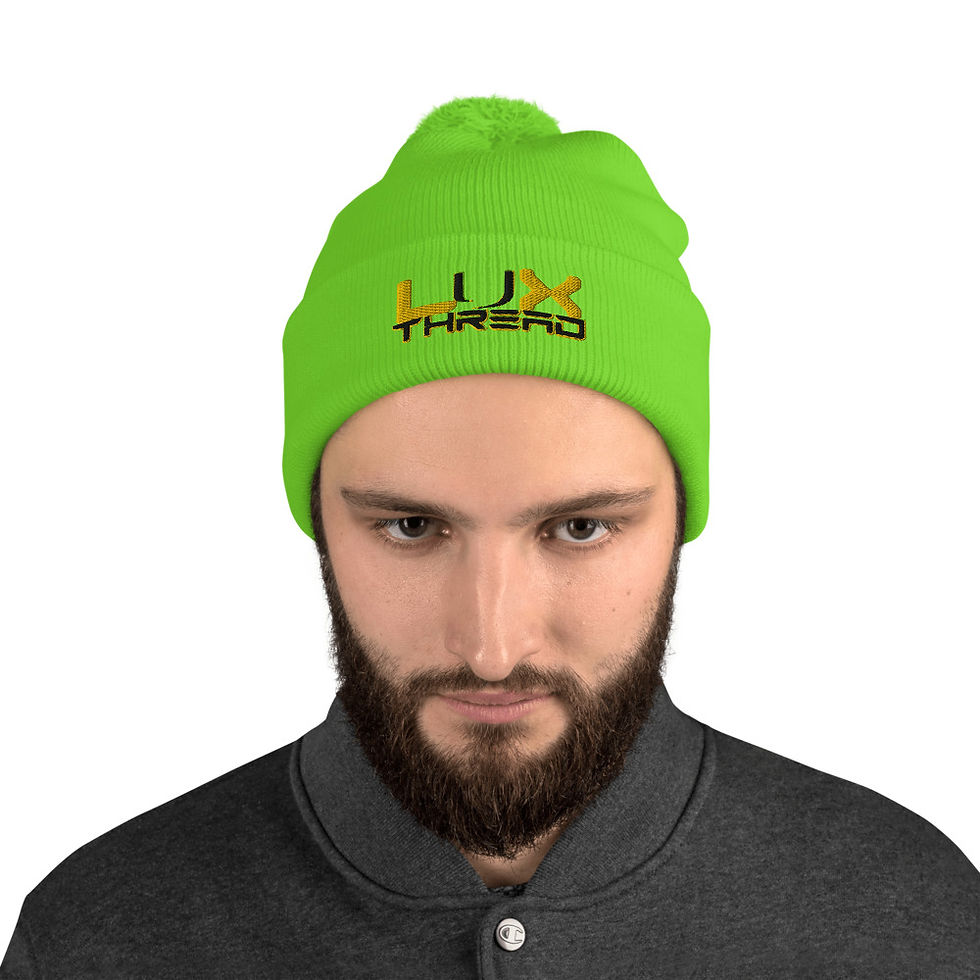 Miniatura: Gorro con pompones
