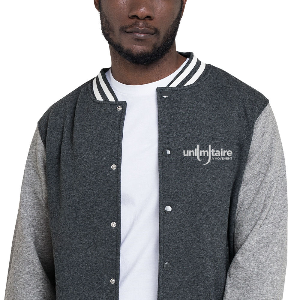 Unlimitaire White Out Letterman Jacket