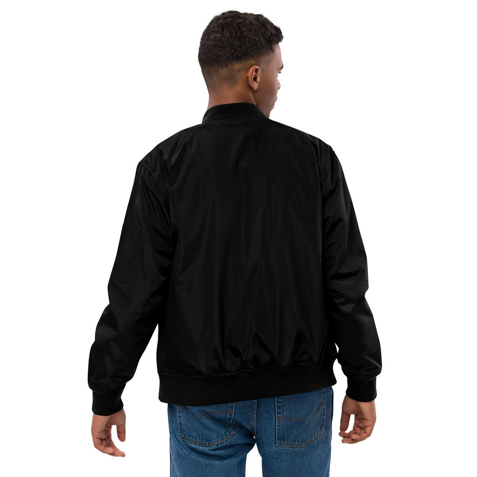 Thumbnail: Unlimitaire arm zip bomber jacket