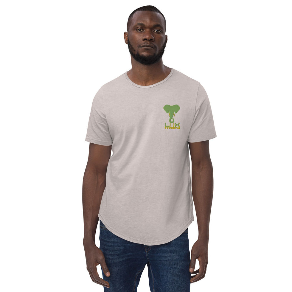 Thumbnail: Lux Logo Curved Hem T-Shirt 