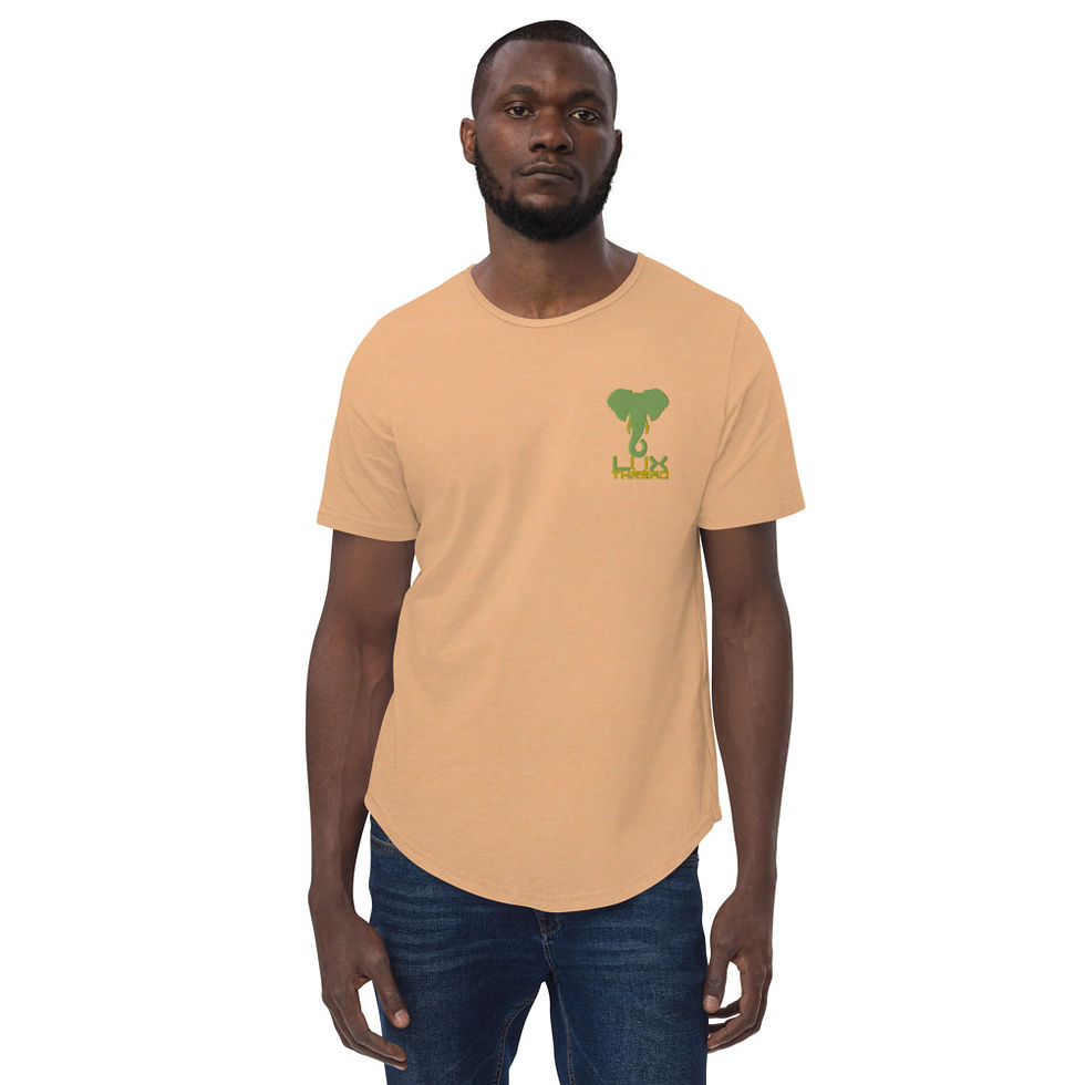 Miniature : Lux Logo Curved Hem T-Shirt 