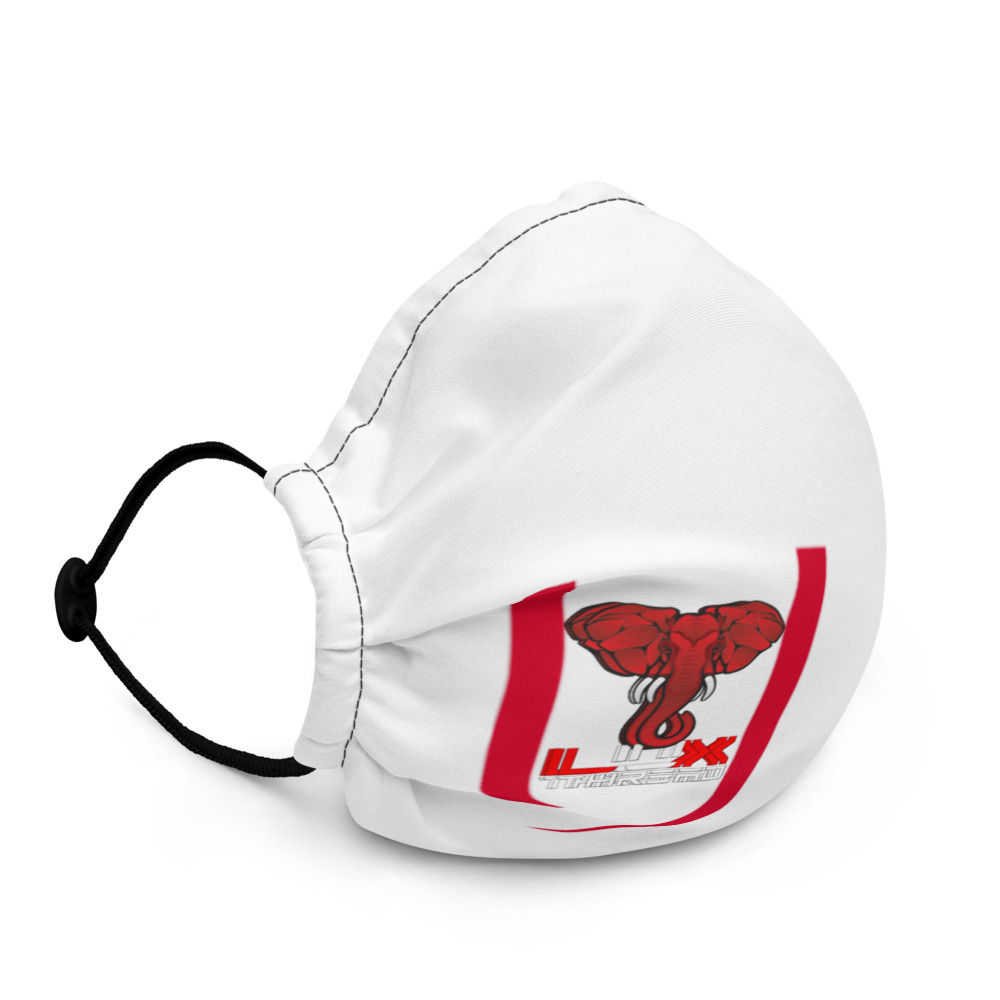 LUX logo face mask