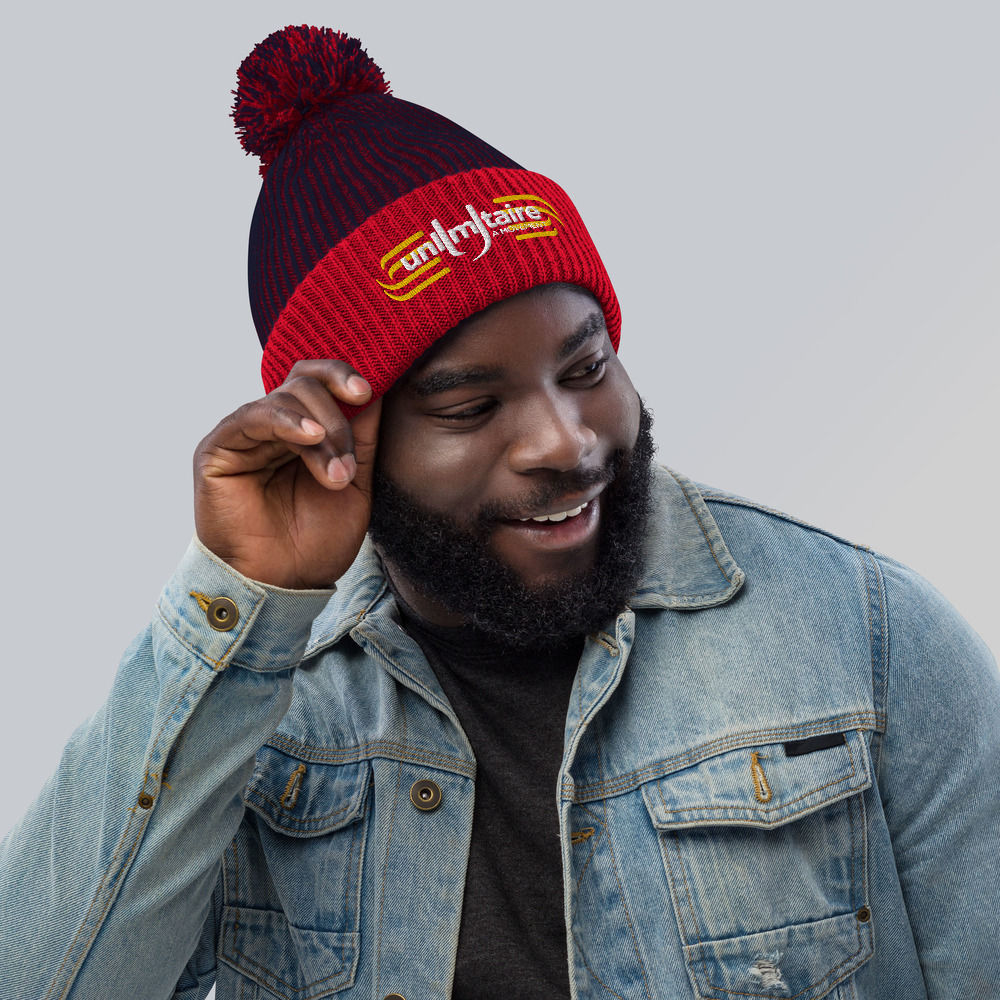 Unlimitaire Pom-Pom Beanie