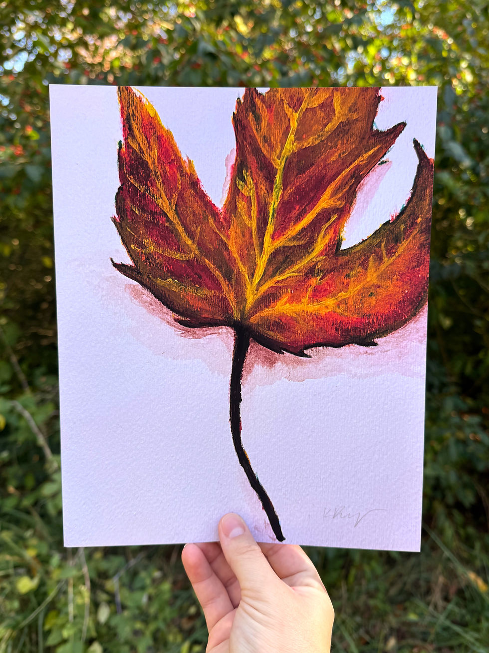 Thumbnail: "Autumn Leaf" Fall Print