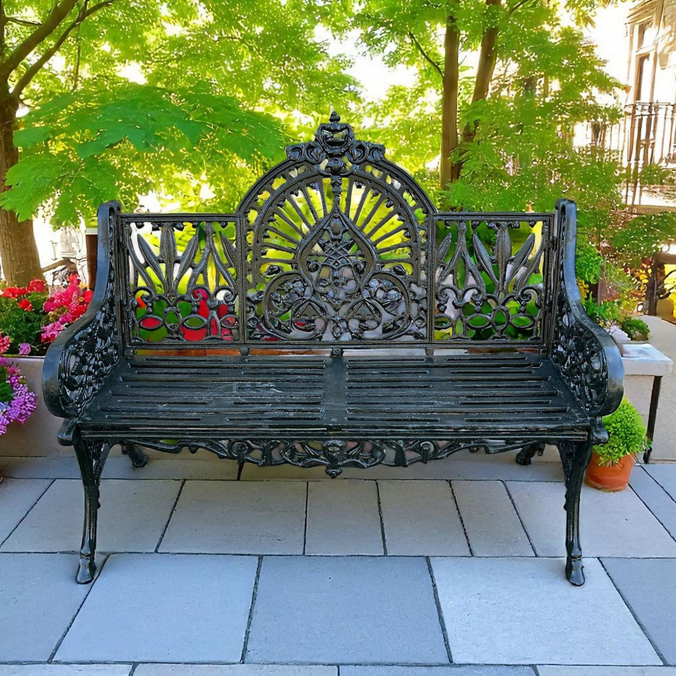 Sitting Pretty: Iron Benches with Park-Perfect Charm