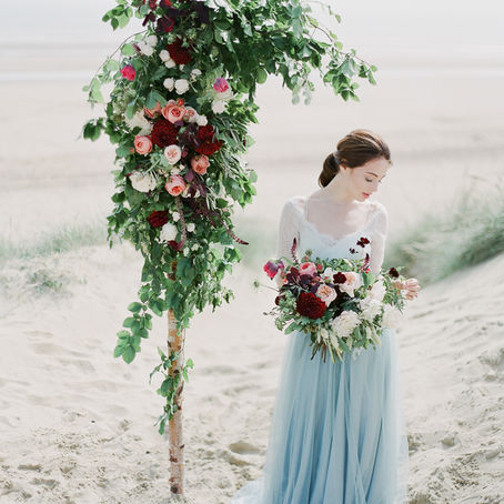 Bajan Wed - Shakespearean Coastal Editorial with Julie Michaelsen Photography