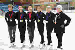Photo of women figure skaters 46 to 76 years of age from Kelowna Capital News