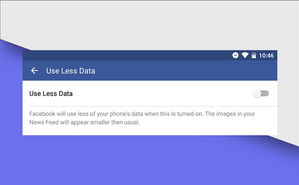 FACEBOOK TESTA OPÇÃO PARA DIMINUIR DADOS DE INTERNET