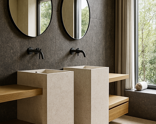 Hazır monoblok porselen eviye