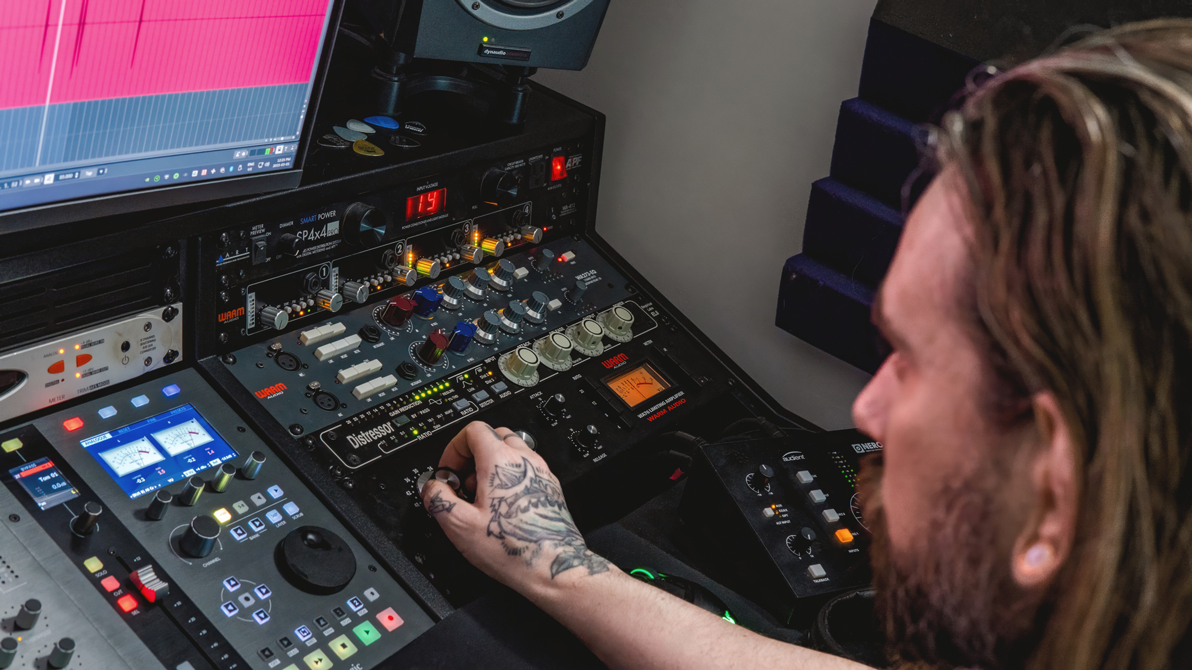 Real studio photo for Fraelic Audio Lab
