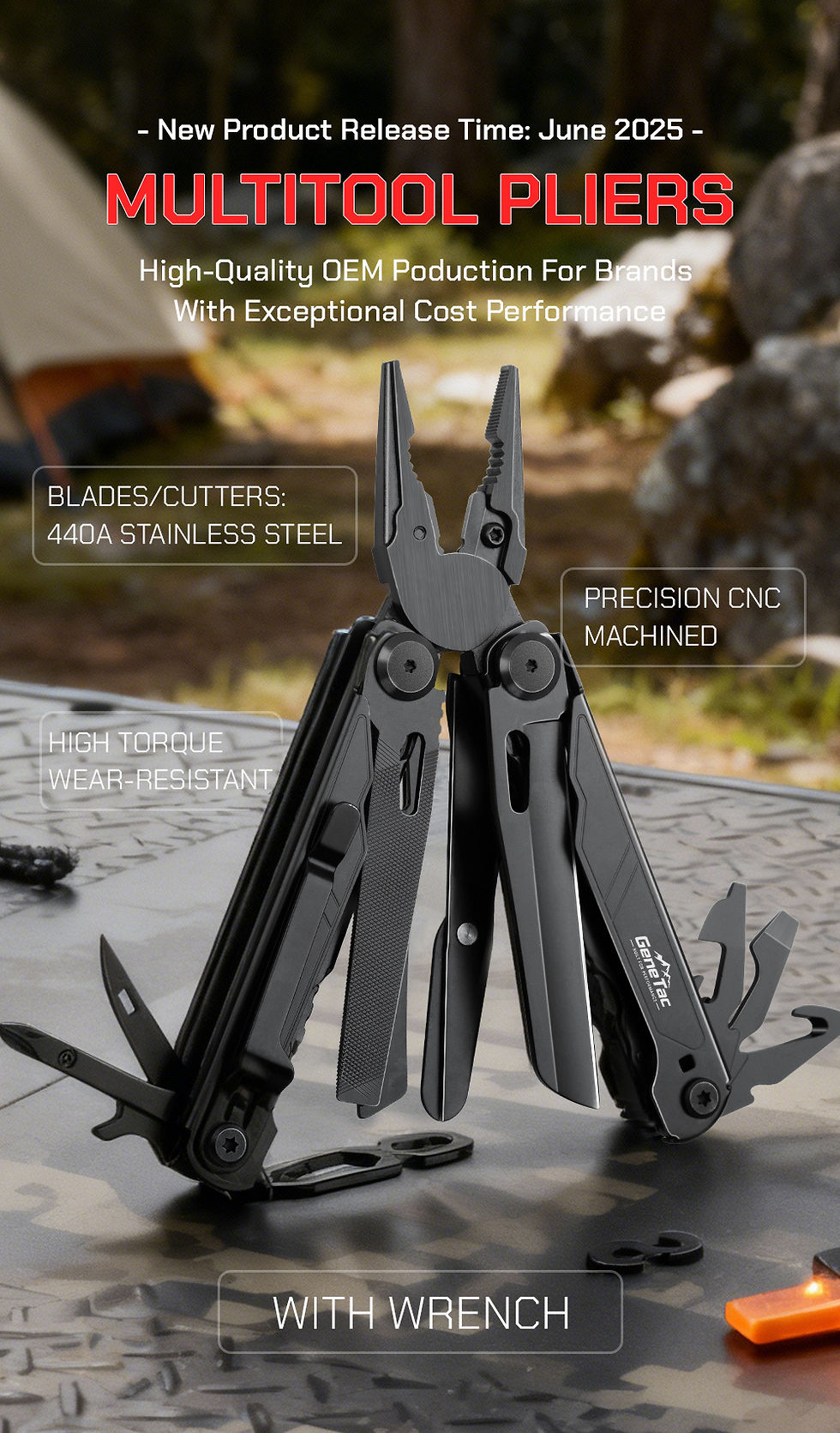 Thumbnail: Vigorate™ Titan 19-in-1 Tactical Multi-Tool & Survival Shears.