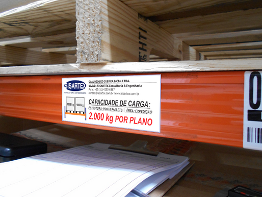 Análise de capacidade de carga de estruturas porta-paletes