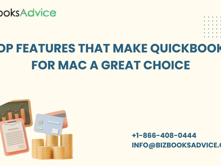 Top Features That Make QuickBooks for Mac a Great Choice