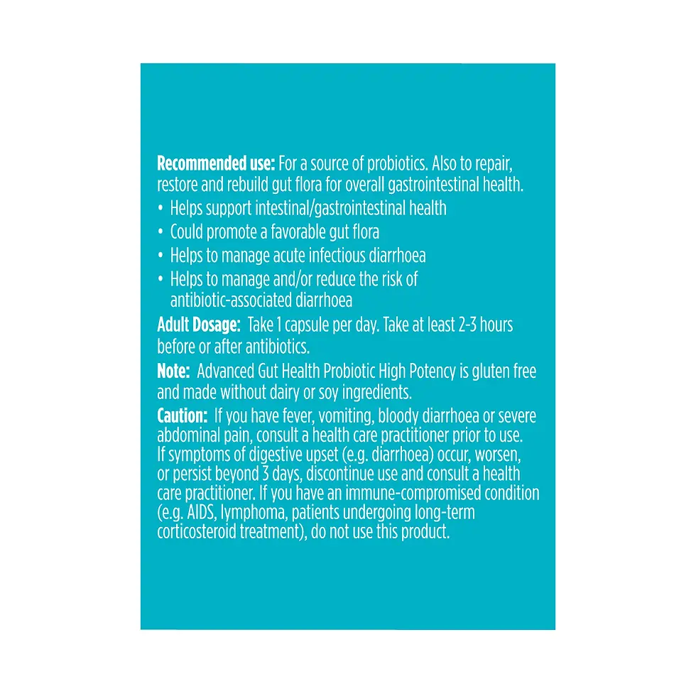 Thumbnail: advanced gut health probiotic 100 billion, 20 capsules