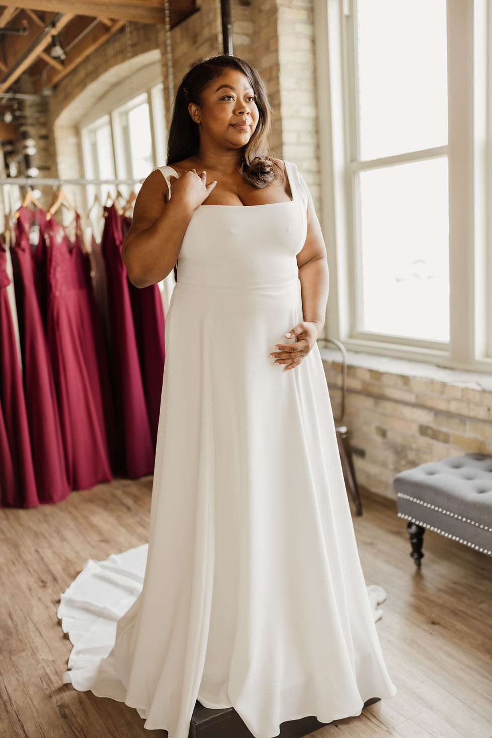 Wedding Dress Fitting MIss Ruby bridal boutique