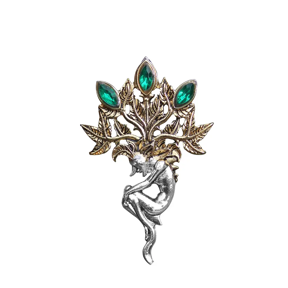 Mandrake brooch mythology fantasy