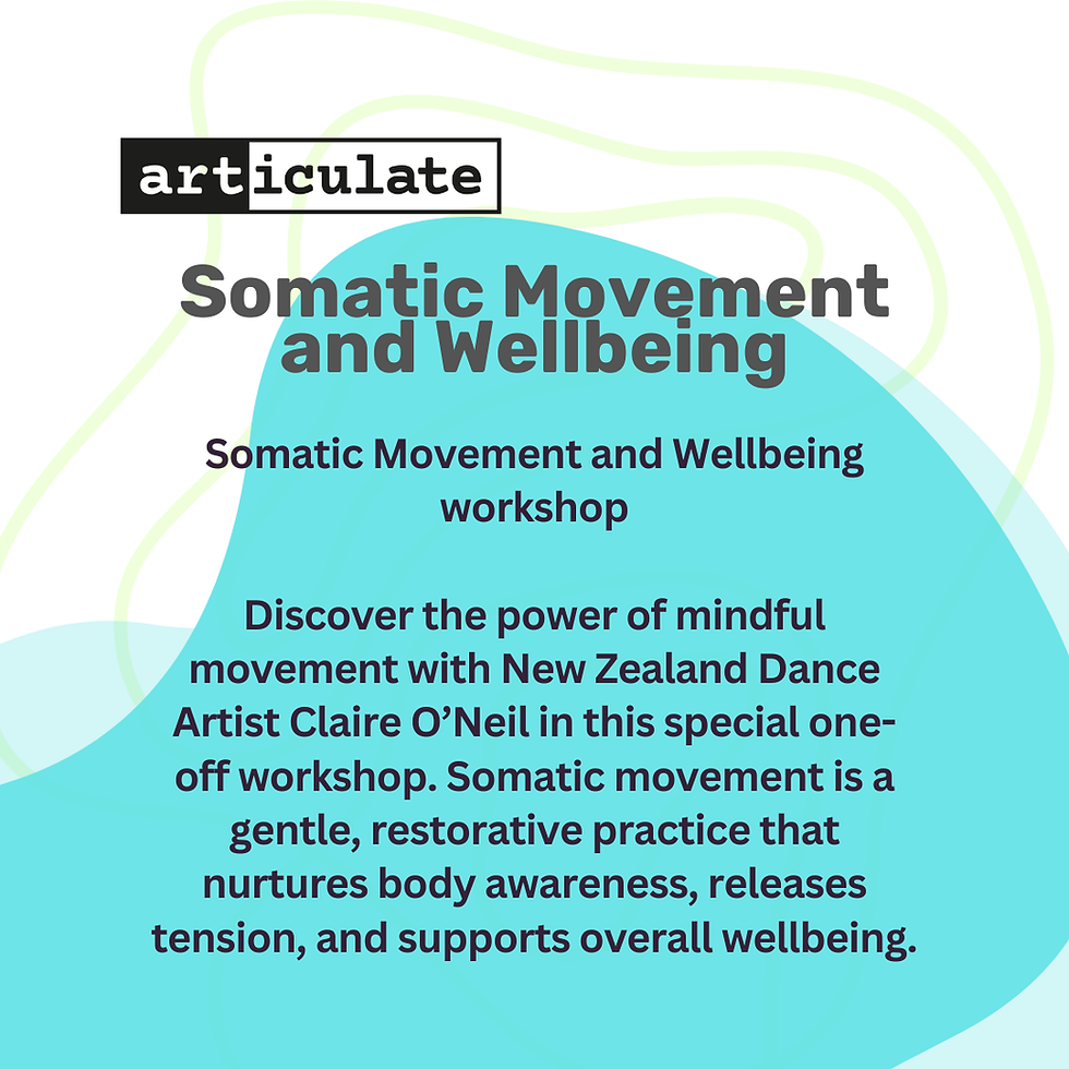 Somatic Movement and Wellbeing workshop