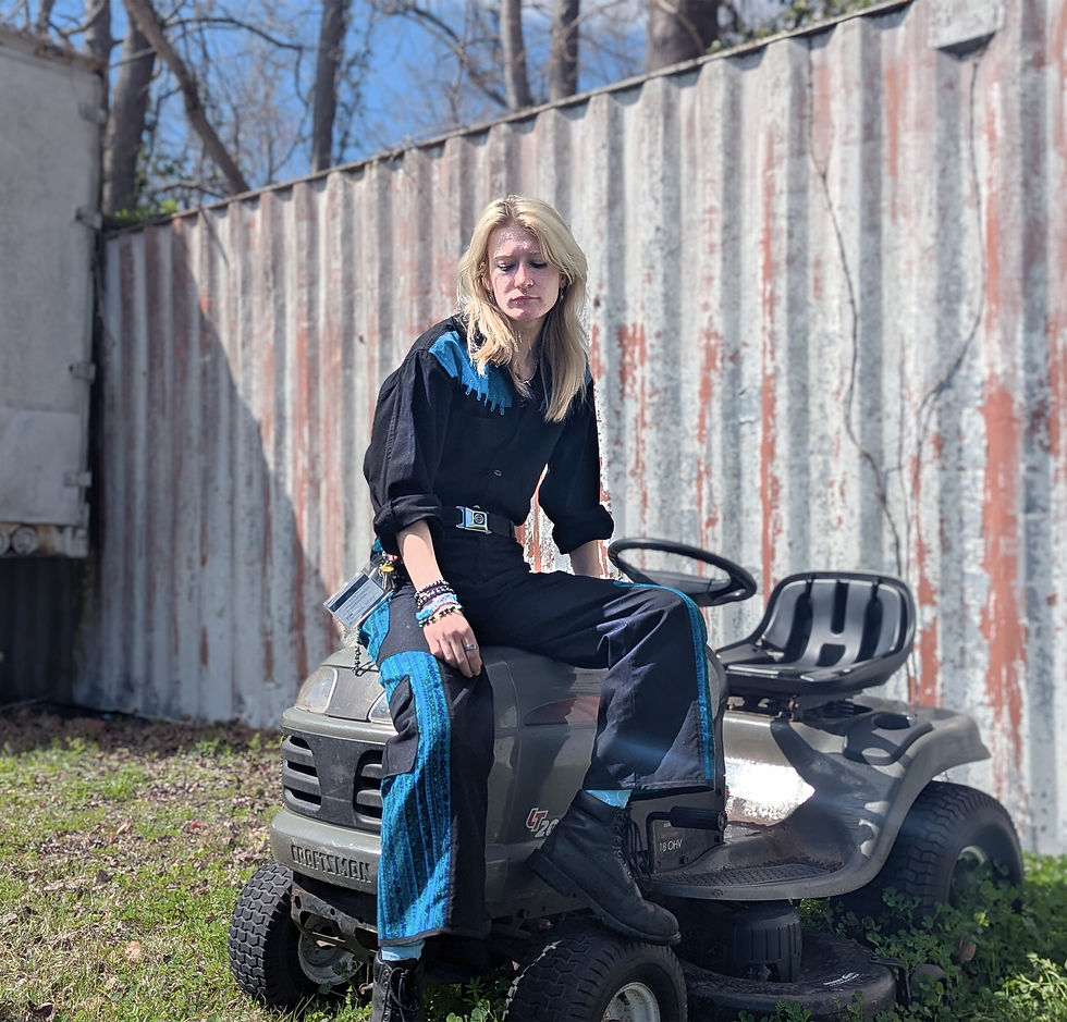 Color Blocked Cargo Pants