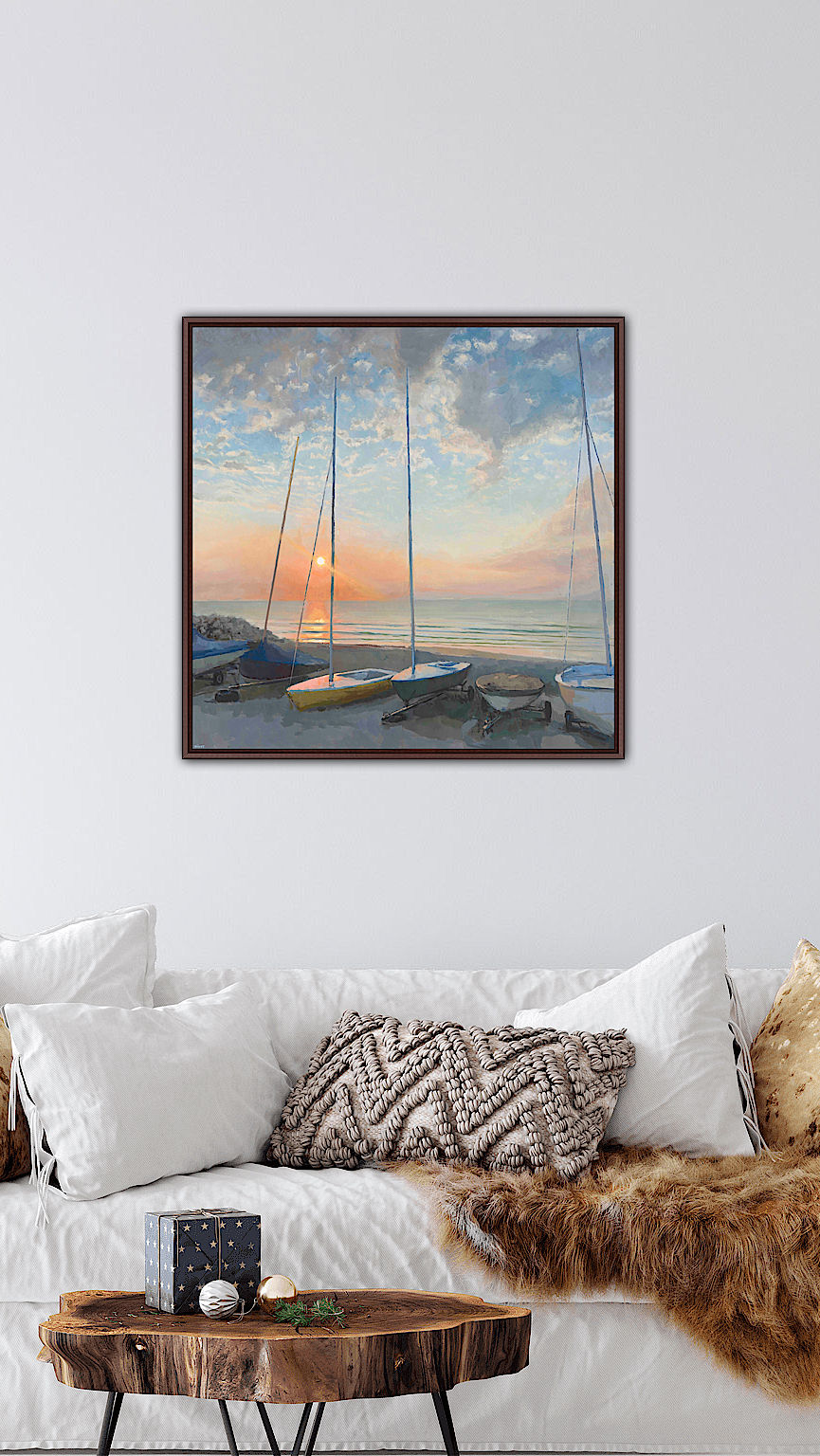 Thumbnail: Sunset Wissant boats