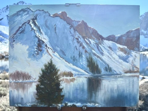 Thumbnail: Convict lake, Eastern Sierra Range