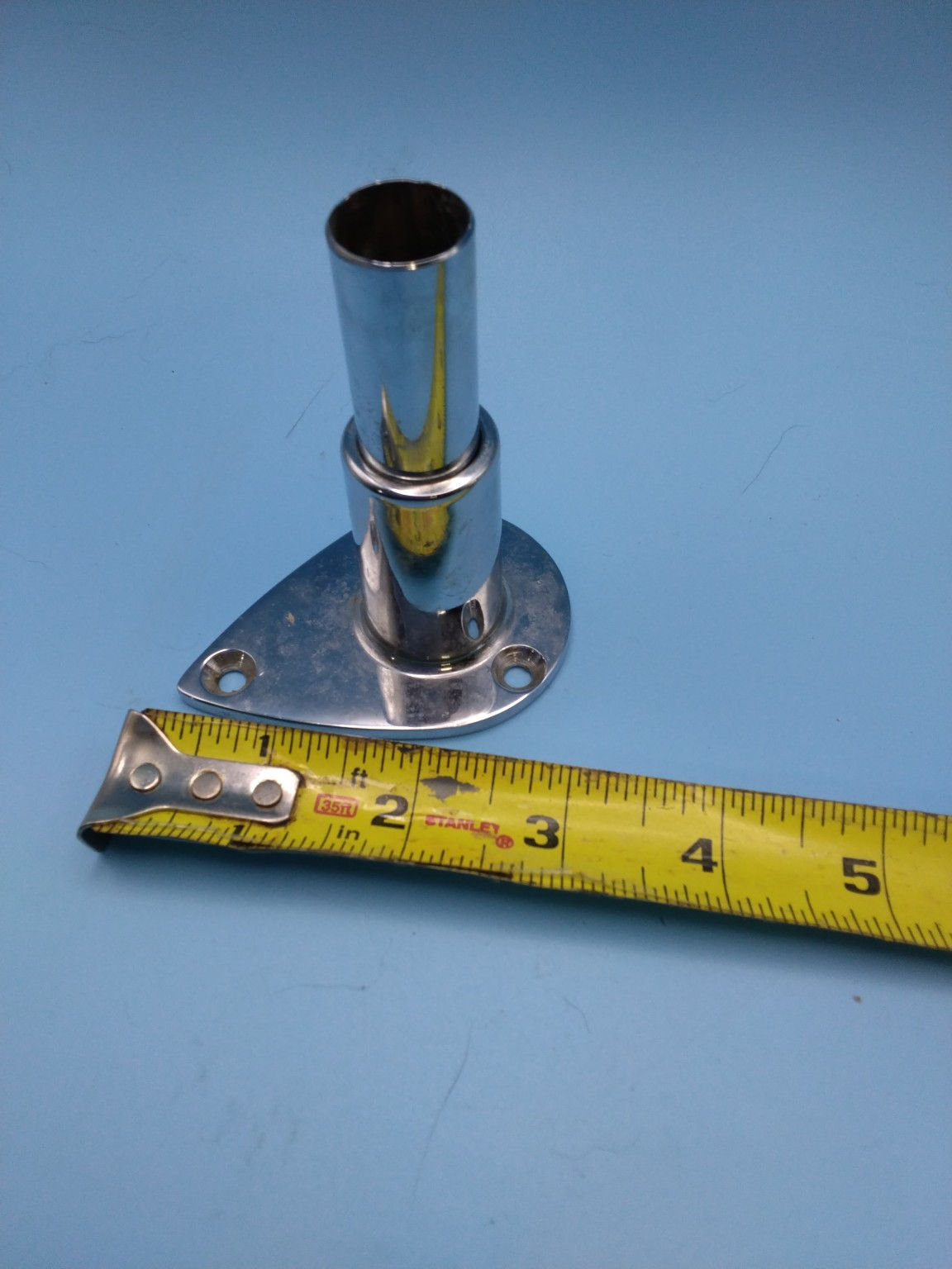 Secure Your Rod Setup – NOS Stainless 7/8" Socket Base 3-Bolt Mount